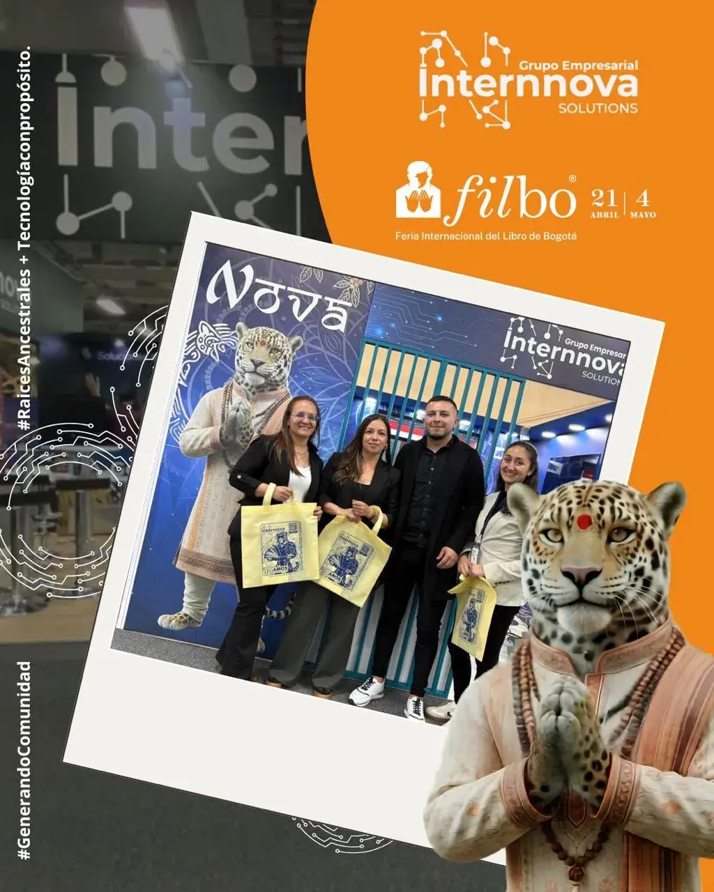 Equipo de Biblioteca en la FILBO