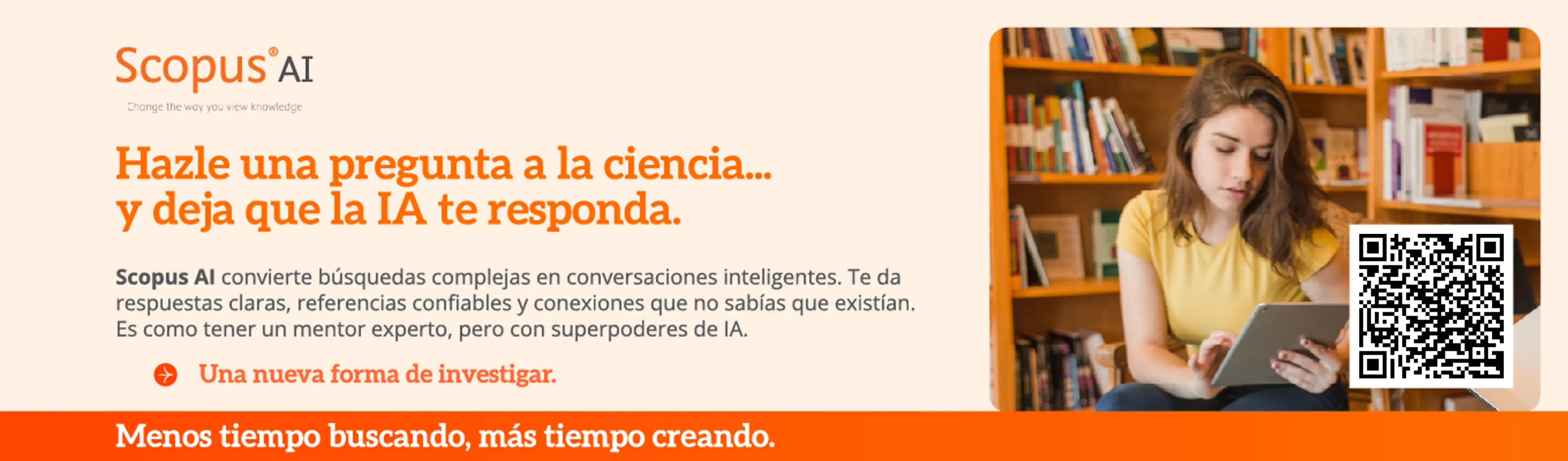 Ingresa a la Base de datos Scopus y realiza tus búsquedas más fácil con su módulo de IA