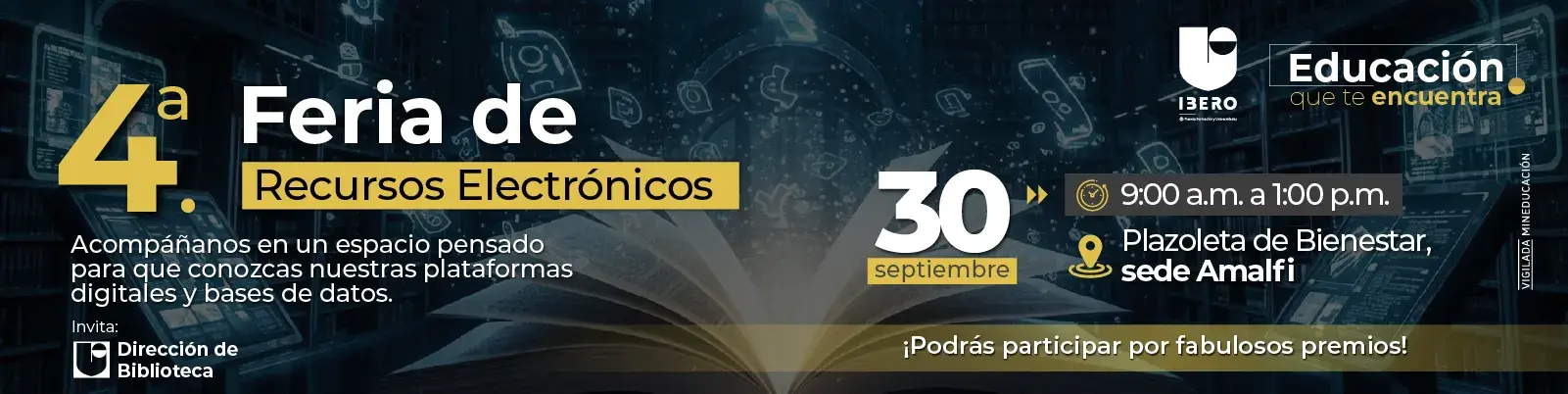 Feria de Recursos Electrónicos en sede Amalfi de modalidad presencial